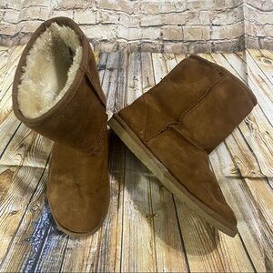 Dawgs Sheepdawgs Faux Suede Leather Snow Boots Size 9 Euro 40